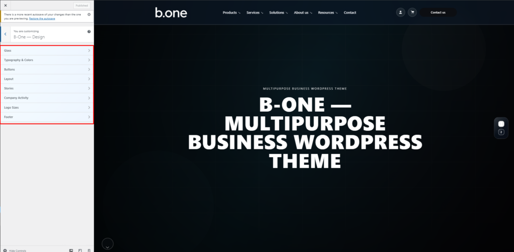 Tune the Whole Design